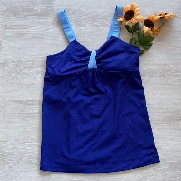 Patagonia Tops - Patagonia Frontside Tank Blue Butterfly M